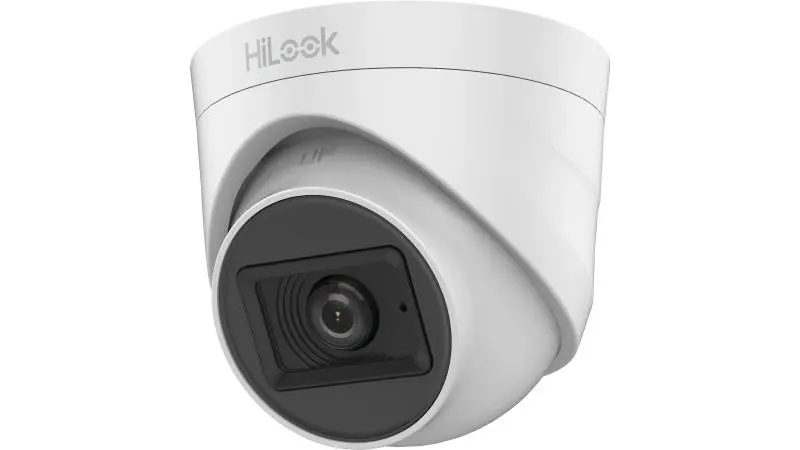 [THC-T120-PS (2.8mm)] Cámara Turret 1080p con micrófono HILOOK 