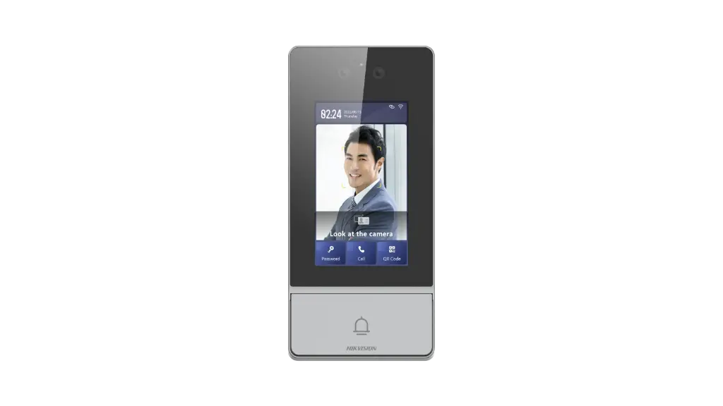 [DS-KV9503-WBE1] Videoportero IP 2MP con Reconocimiento Facial HIKVISION