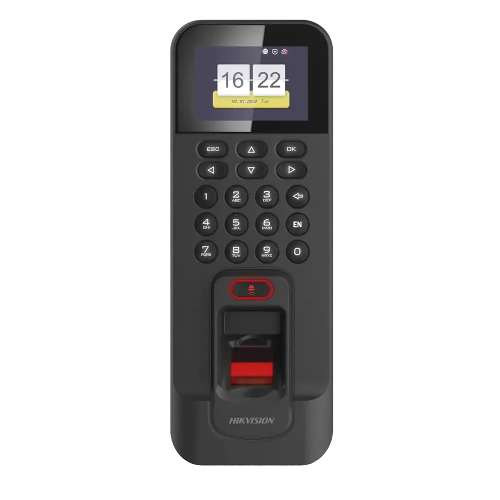 [DSK1T804AMF] Biometrico Stand Alone con Lector de Proximidad MIFARE / 3,000 Huellas / TCP-IP WIFI/ 150,000 Eventos