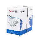 CABLE UTP CAT 6  GRIS USO REDES Y CCTVCM 23AWG UL HIKVISION X 305 MTS  100% COBRE