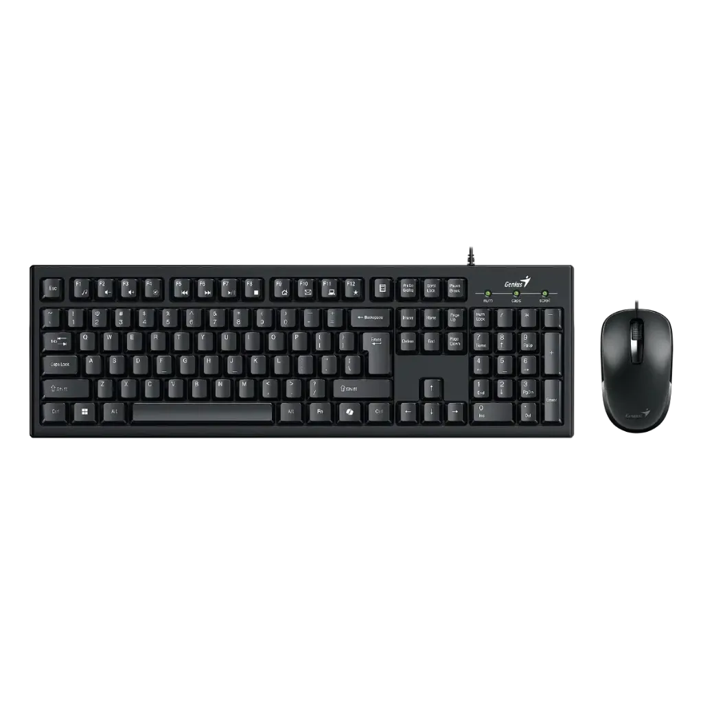 [KM-100SE] Combo teclado mouse Genius alambrico USB