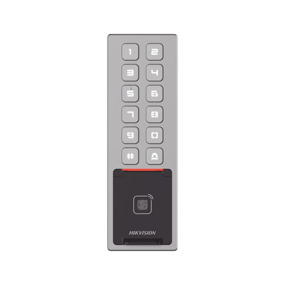 Teclado Exterior WiFi Antivandálico IP65 & IK08 / Administrable en la Nube / Alta y Baja de Passwords Remotamente con Horarios / Acceso por PIN, Tarjeta MIFARE, Huella y Tarjeta Virtual Bluetooth